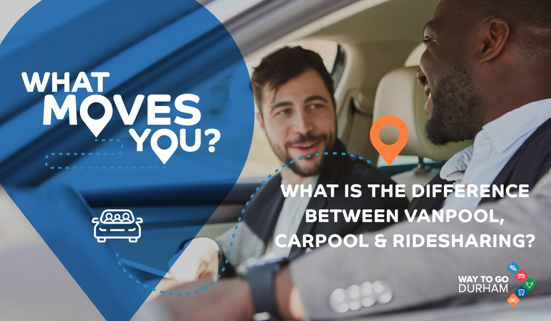 What’s the Difference Between Vanpool, Carpool & Ridehailing?