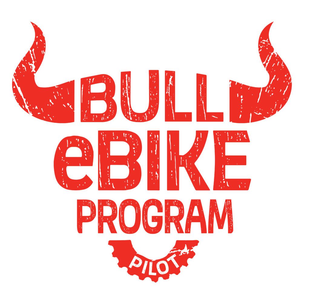 A red bull logo with the words " bullebike program pilot."