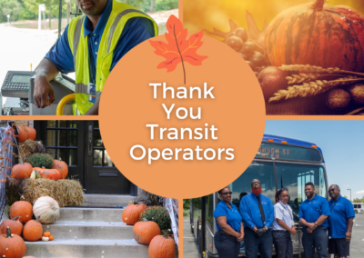 Thank You Transit Operators and Bus Drivers